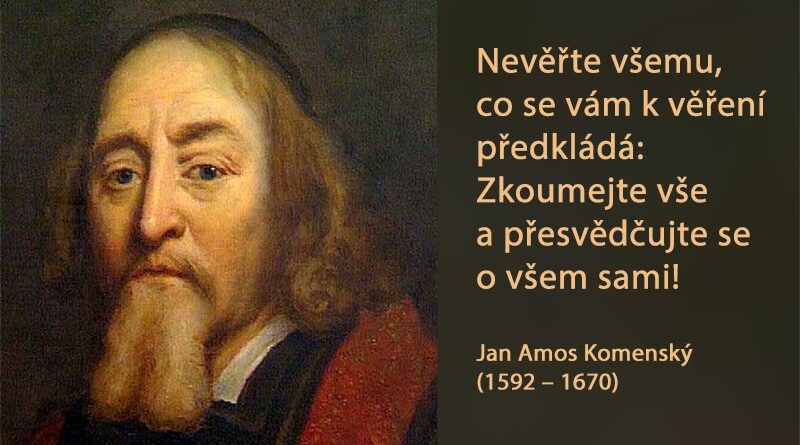 Nejdůležitější odkaz Komenského dnešku