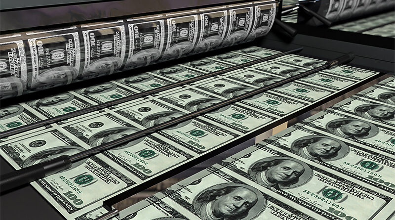 peníze dolary money