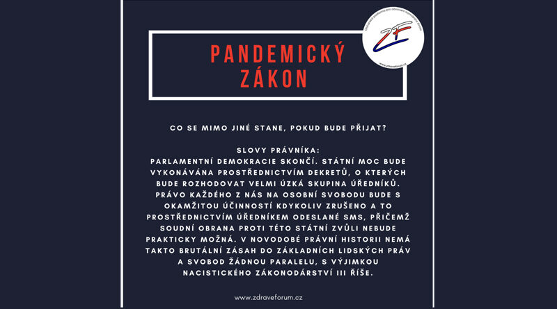 pandemický zákona