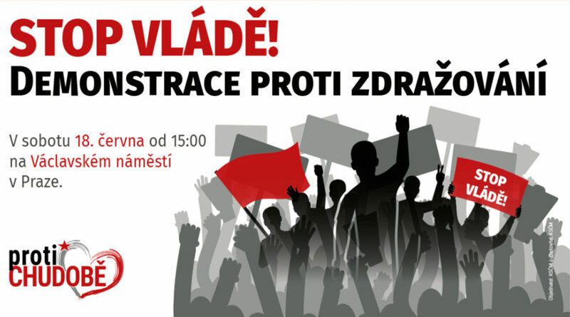 ksčm demonstrace
