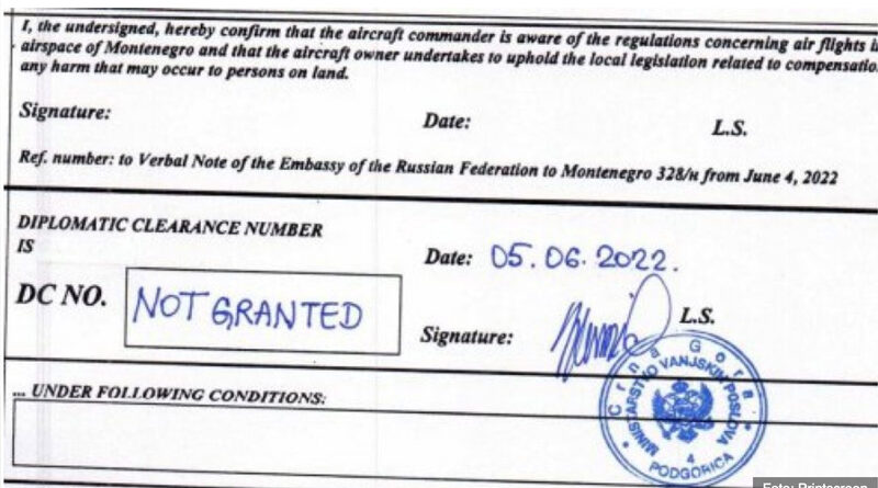 not granted Lavrov