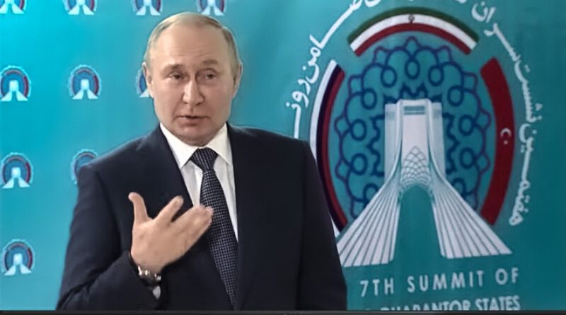 Putin plyn energie