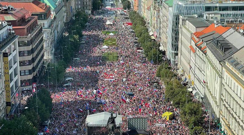 Václavské nám demonstrace
