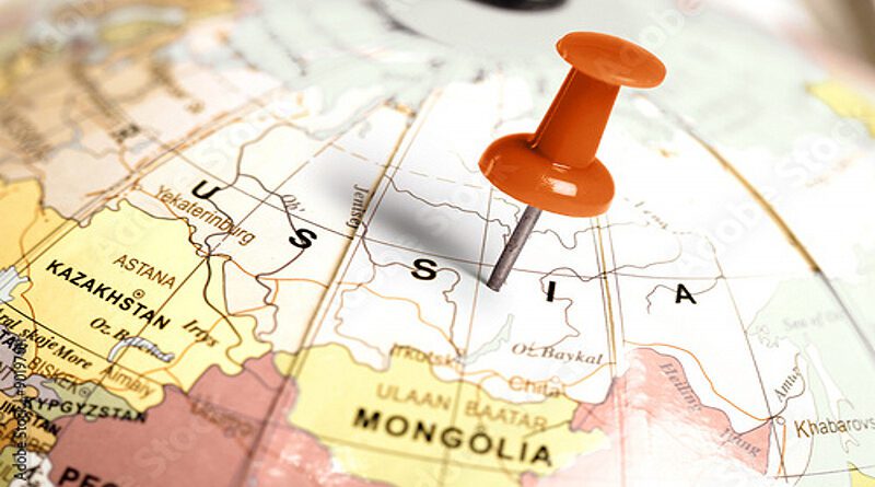 russia map pin