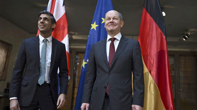 RIshi Sunak a Olaf Scholz