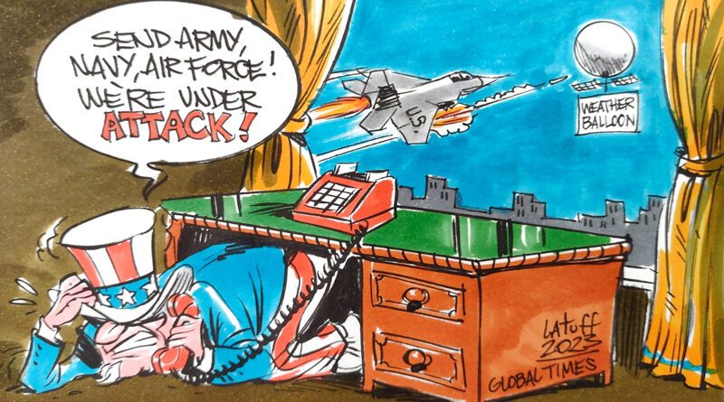 us zbraně karikatura