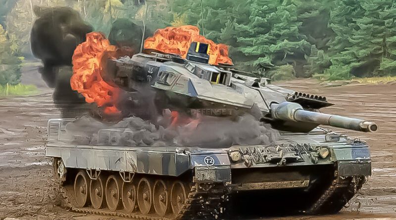 Leopard tank