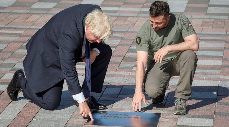 Boris Johnson+Zelensky