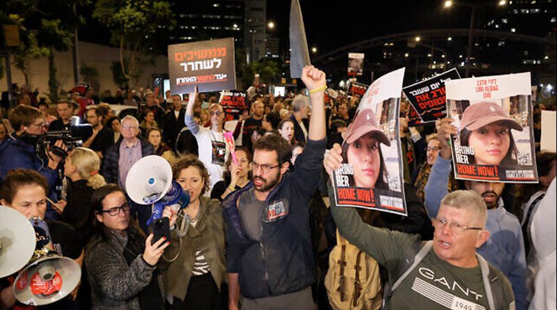 protest v Tel Avivu