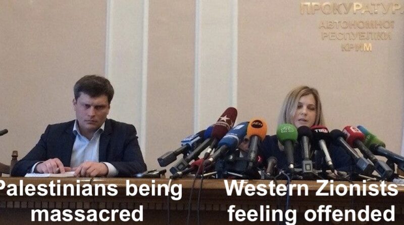 palestinci v hrobech, Židé uraženi