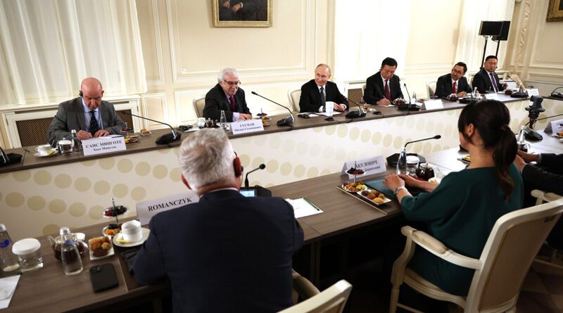 Putin Petrohrad