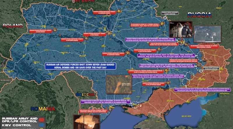 mapa ruských úderů 2.6.2025