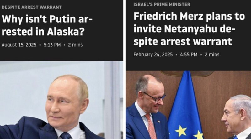 Putin Merz Netanjahu