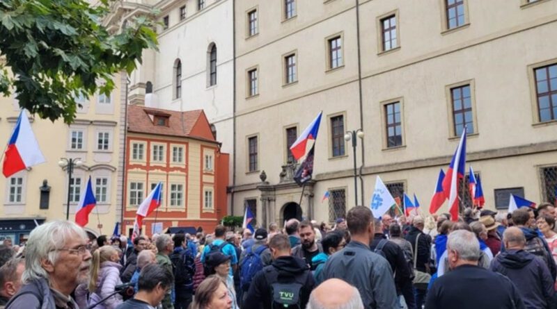 demonstrace Praha