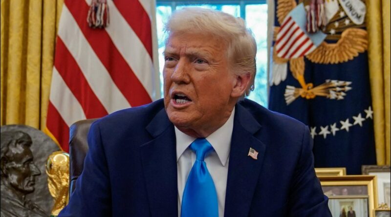 Trump řve