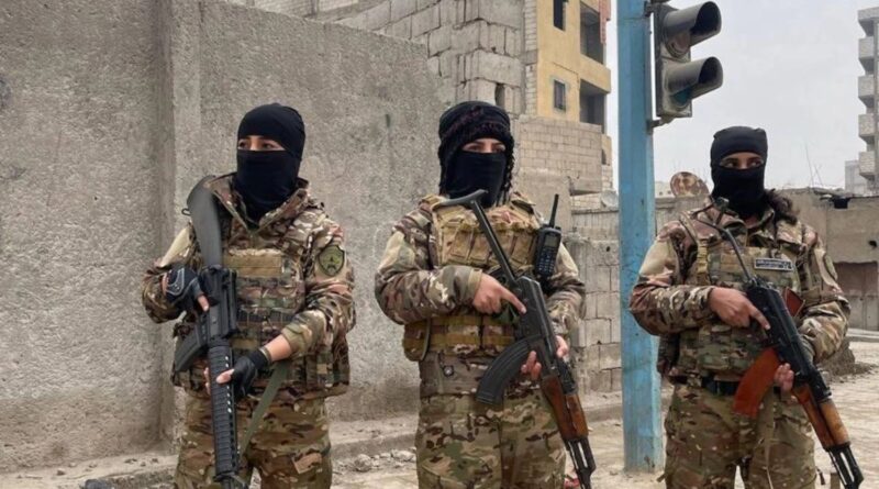 kurdské bojovnice v Aleppu