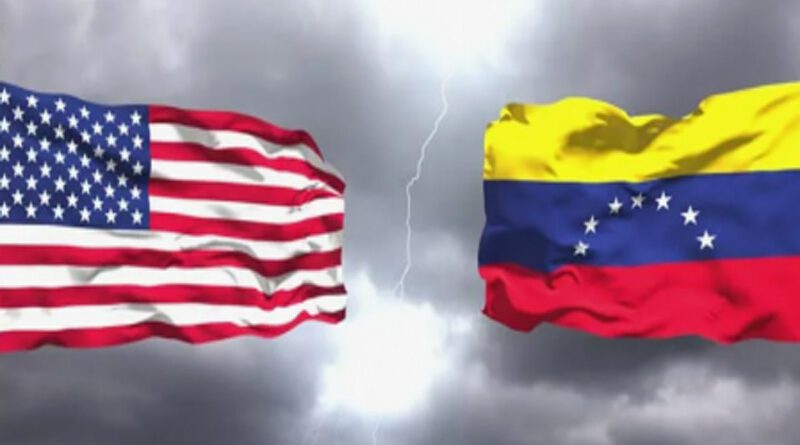USA VENEZUELA vlajky