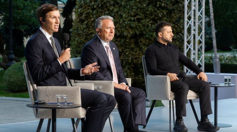 Kushner Witkoff Zelensky 2026 09 06 zelenskyj vyjednavaci